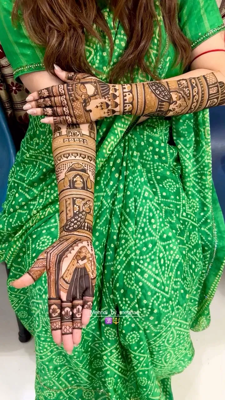 Full Hand Mehndi Design