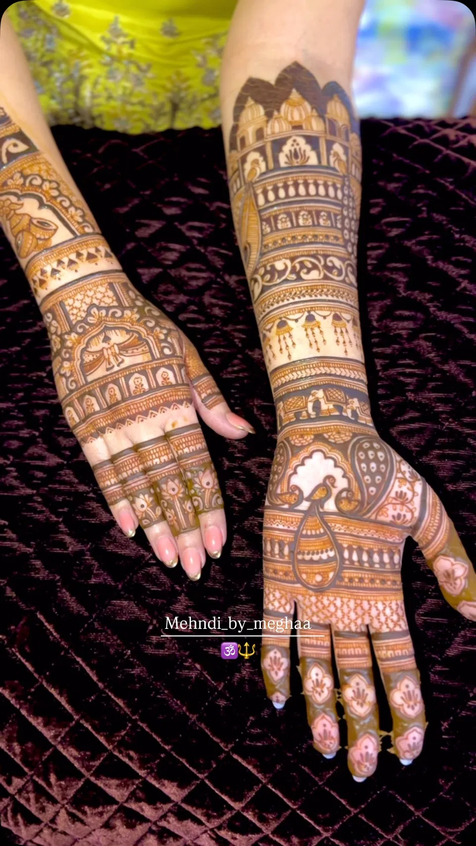 Bridal Full Hand Mehndi Design