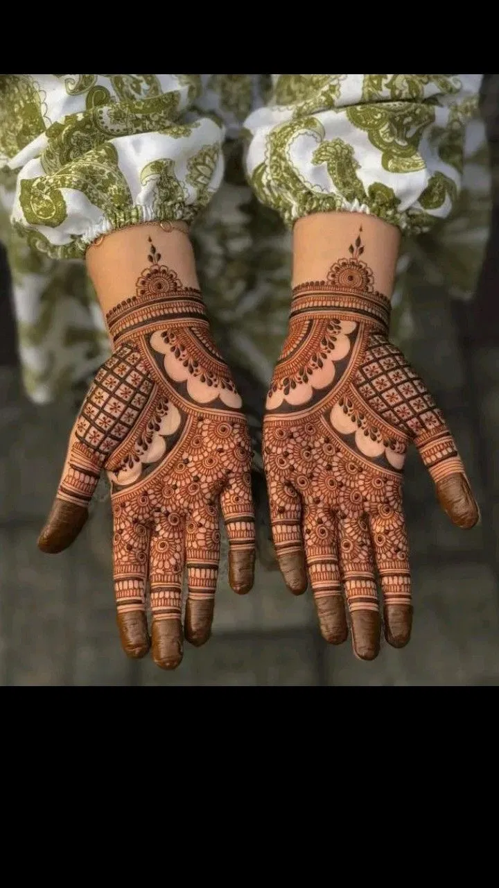 Simple Stylish Back Hand Mehndi Design (8)