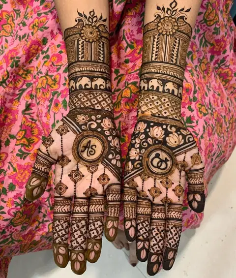 indian stylish mehndi design