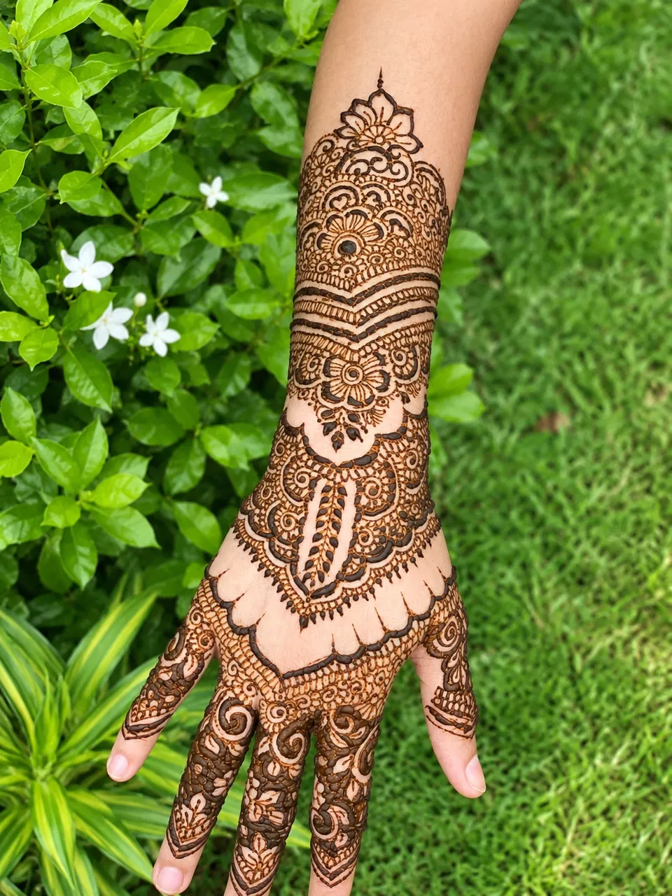 Back Hand Mehndi Design