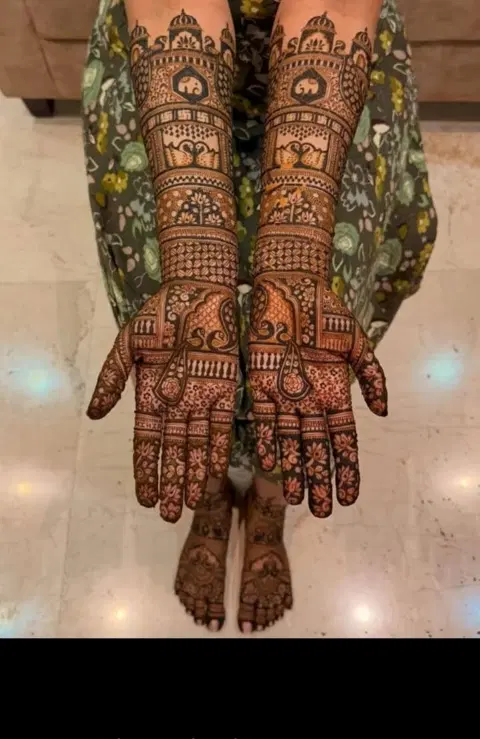 bridal mehndi design