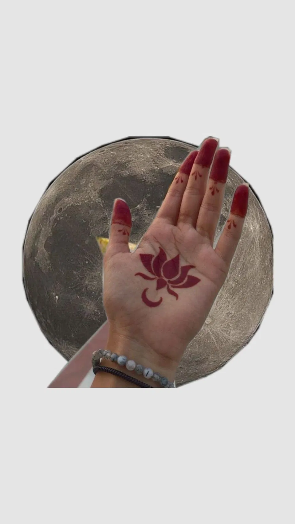 Aesthetic Indian Front Hand Mehndi Design with Gol Tikki, Jaal and Lotus (2)