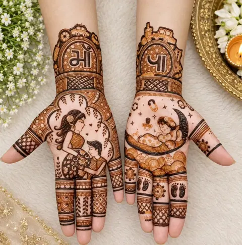 bridal figure full hand mehndi design