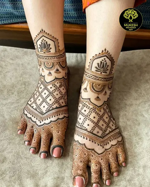 bridal simple jaal back hand mehndi design
