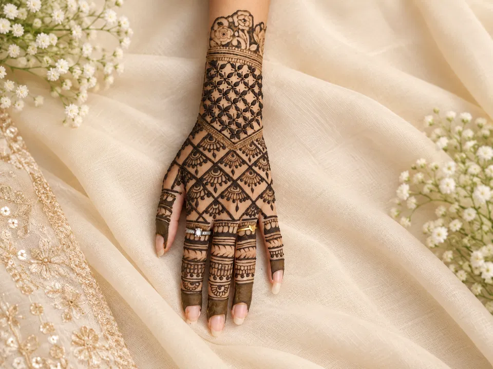 Back Hand Mehndi Design