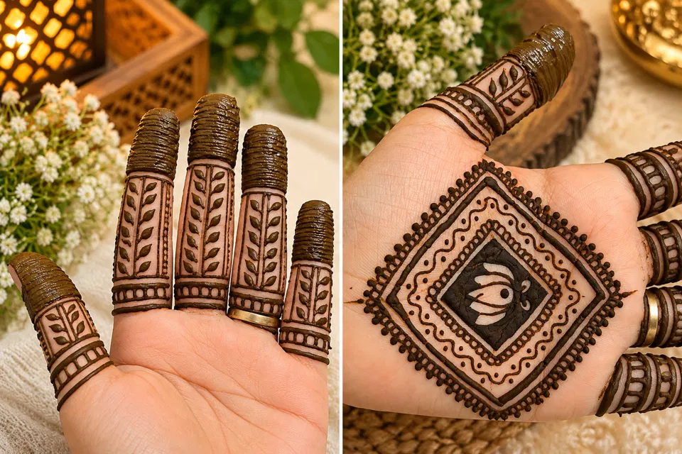 Finger Mehndi Design
