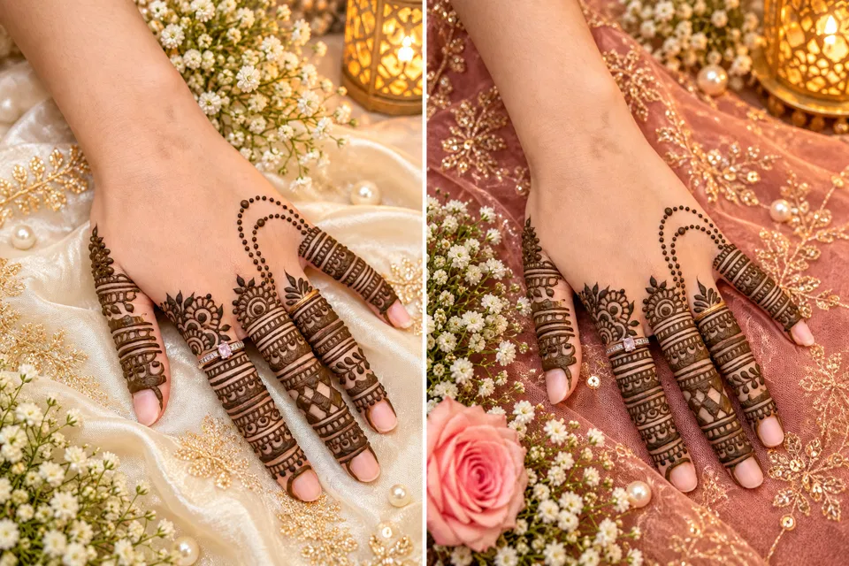 Simple Back Hand Mehndi Design