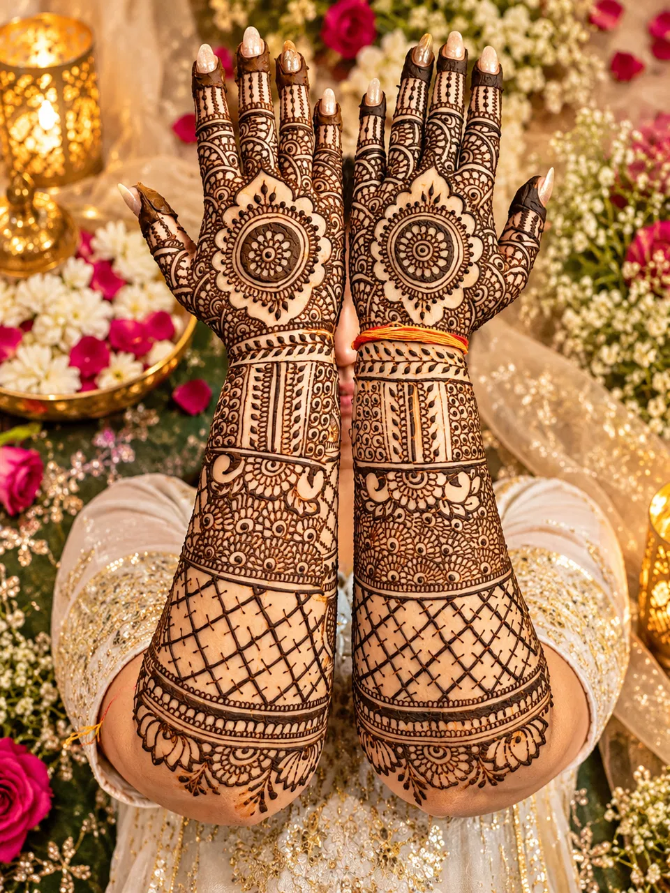 Bridal Back Hand Mehndi Design