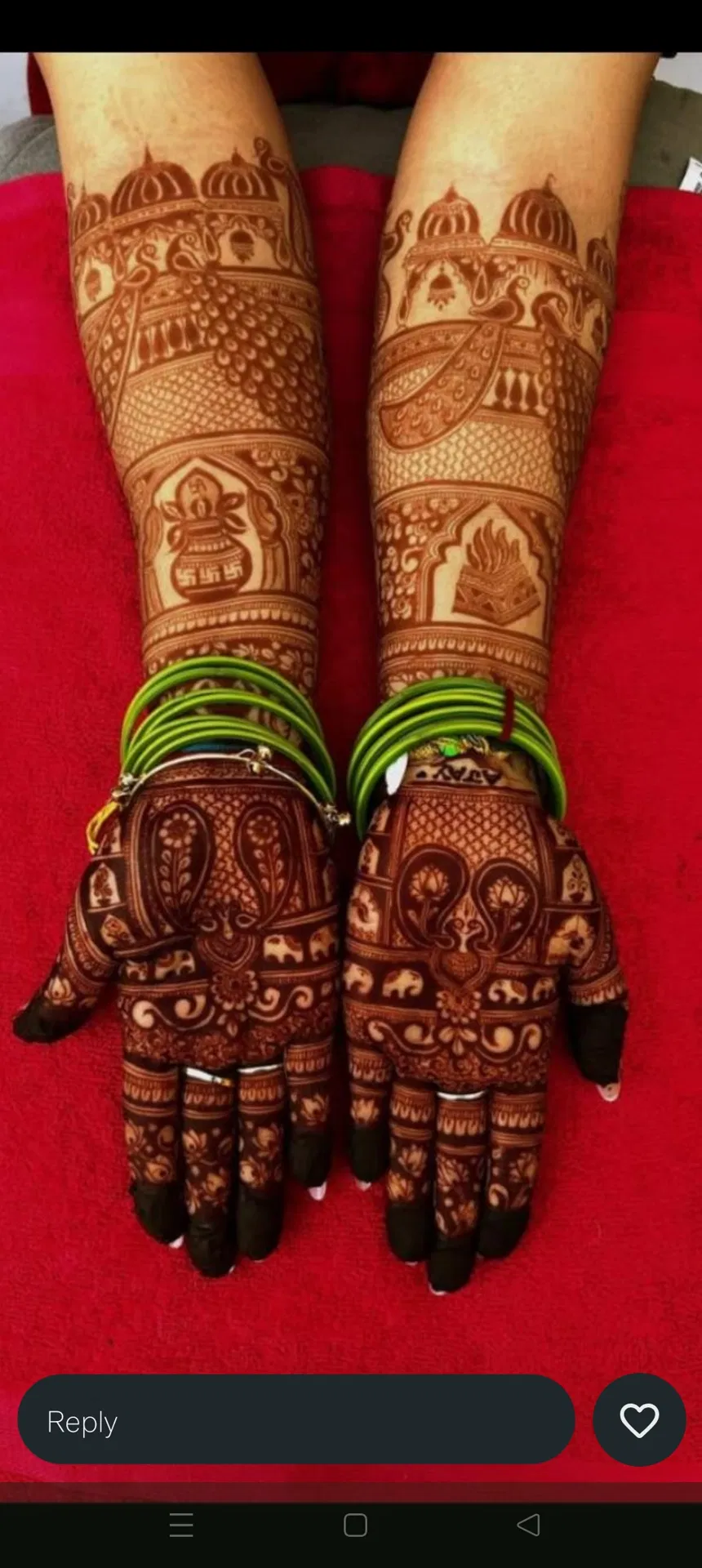 Bridal Front Hand Mehndi Design with Figures (3)