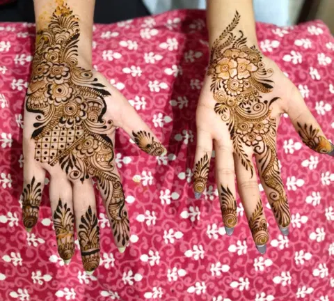 arabic bridal jaal full hand mehndi design