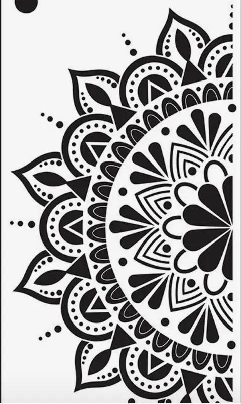 circle mehndi design