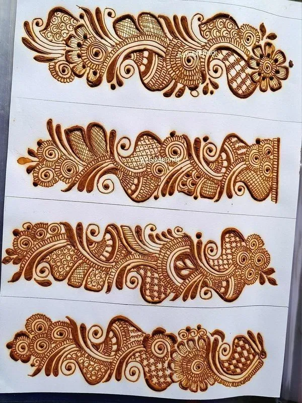 Arabic Back Hand Mehndi Design (2)