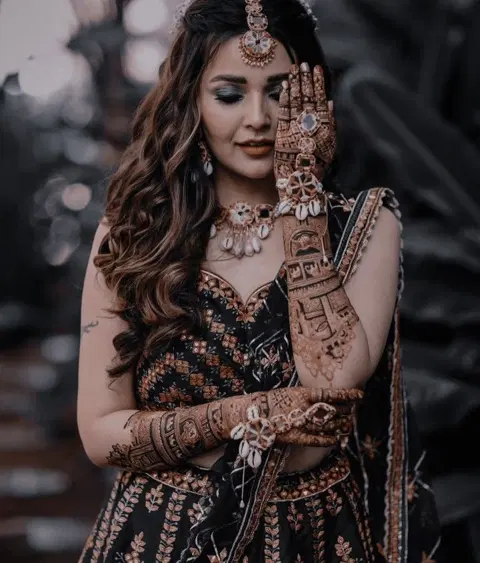 bridal stylish full hand mehndi design