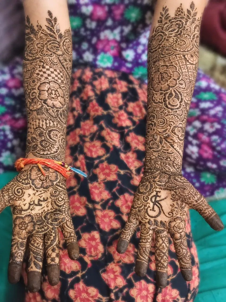 Full Hand Mehndi Design with Jaal