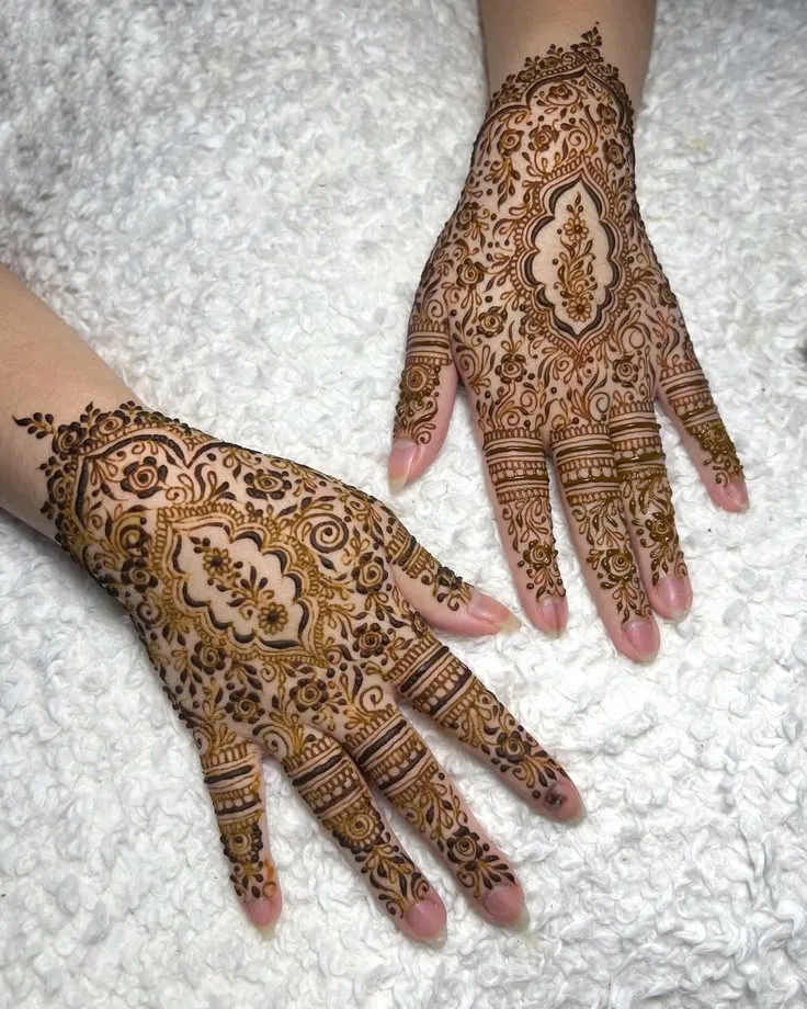 Full Hand Mehndi Design