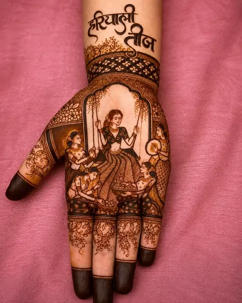bridal figure full hand mehndi design