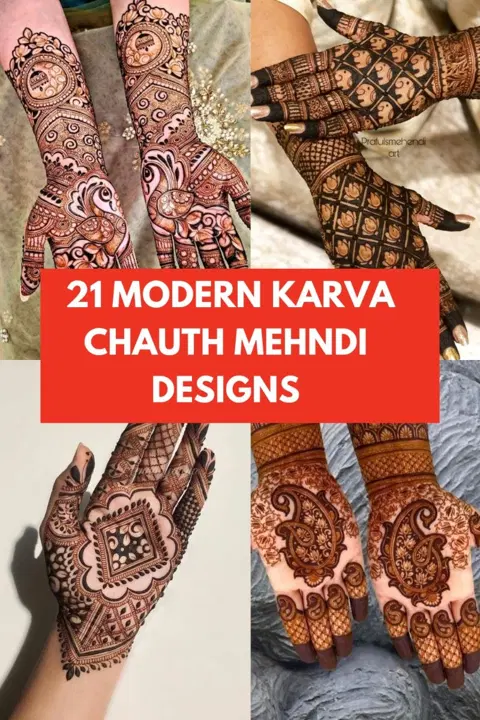 simple stylish circle finger mehndi design