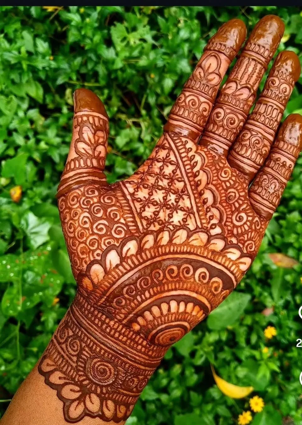 Arabic Bridal Front Hand Mehndi Design (17)
