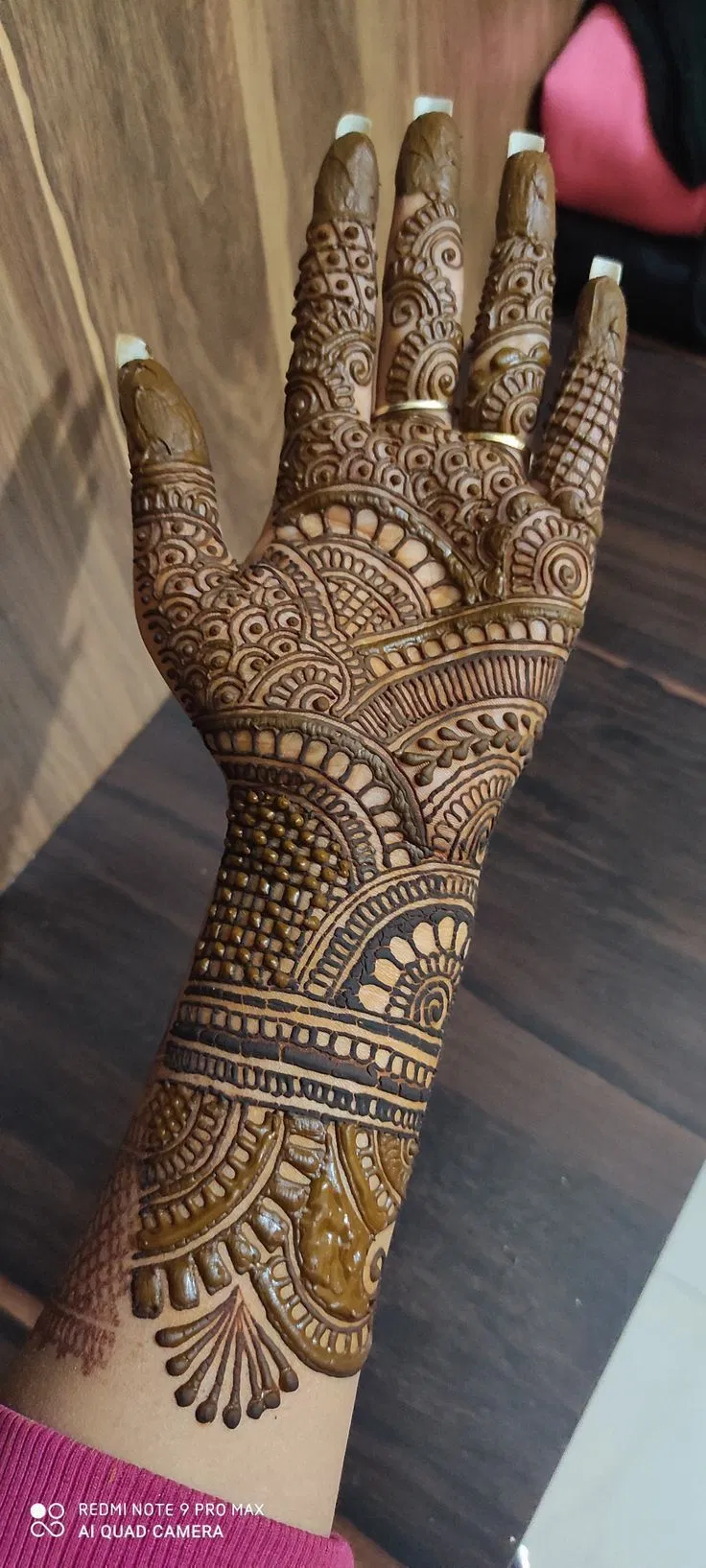 Arabic Bridal Front Hand Mehndi Design (18)