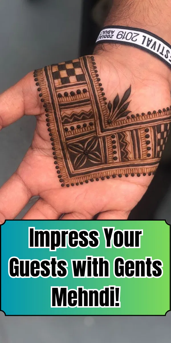 Stylish Back Hand Mehndi Design with Deity and Jaal