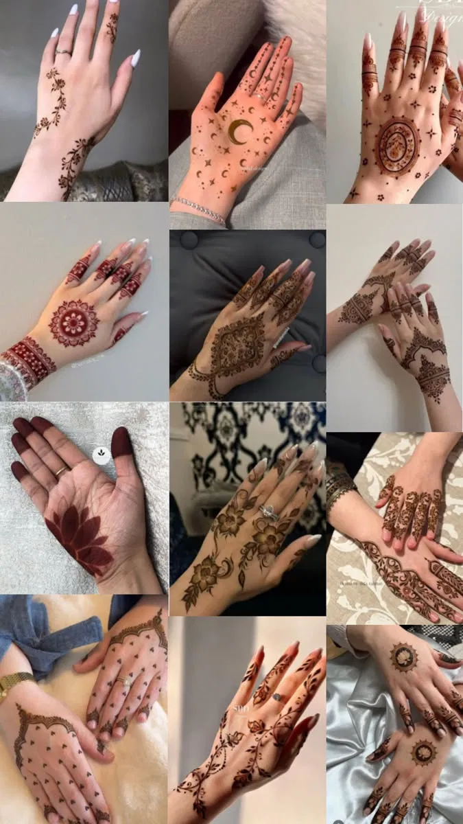 Arabic Simple Back Hand Mehndi Design with Jaal for Eid (2)