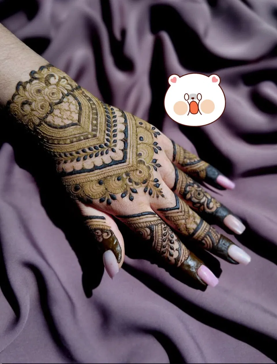 Bridal Stylish Back Hand Mehndi Design for Eid
