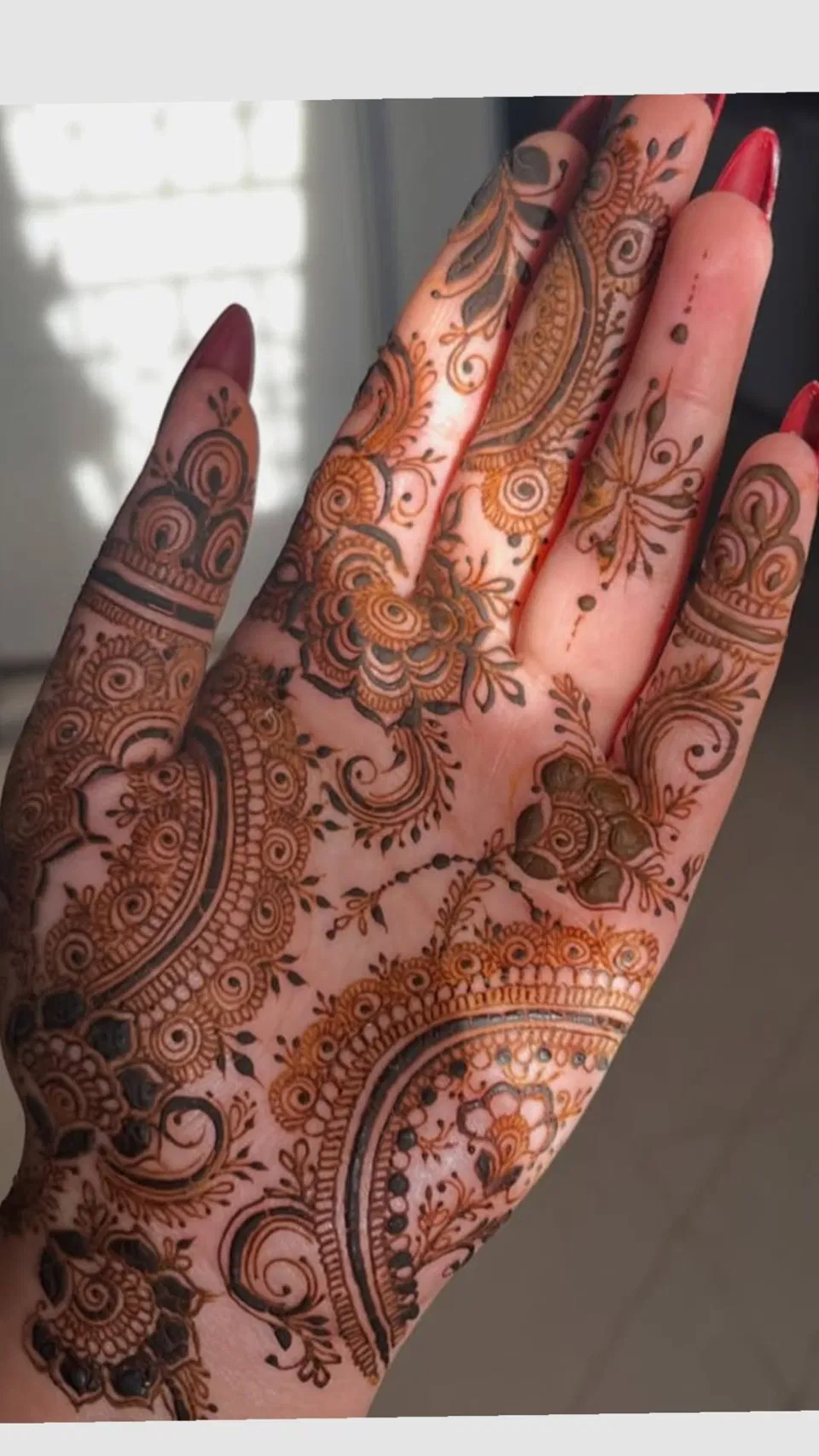 Aesthetic Arabic Front Hand Mehndi Design (30)