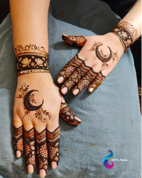 jaal back hand mehndi design