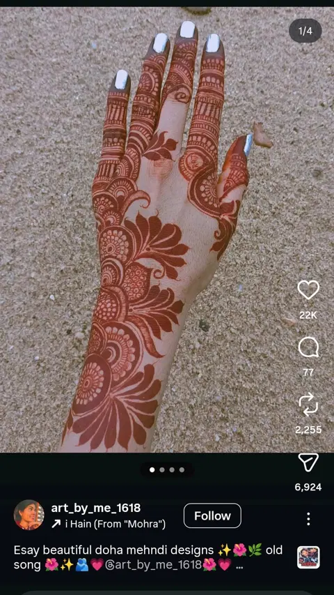 arabic bridal circle front hand mehndi design
