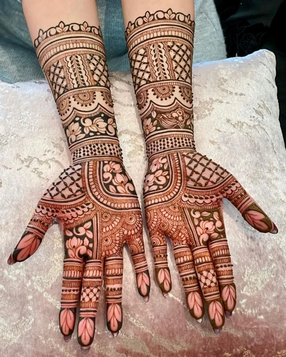 Front Hand Mehndi Design for Raksha Bandhan (3)
