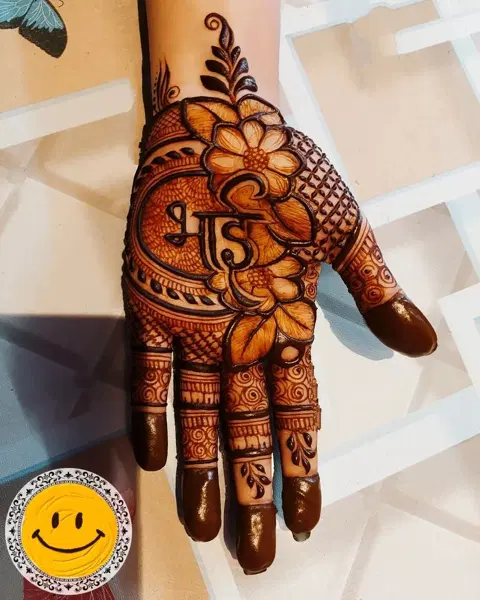 bridal full hand mehndi design