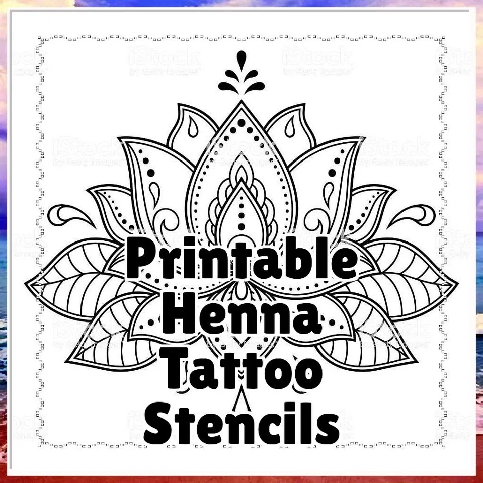 Mehndi Design with Lotus