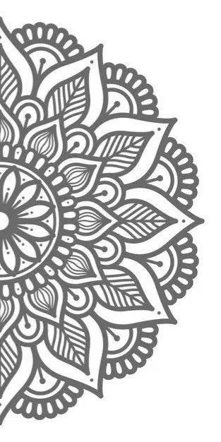 indian simple circle mehndi design