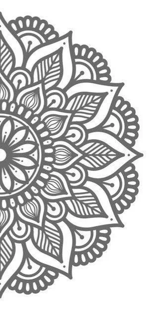Indian Simple Mehndi Design with Gol Tikki and Flowers
