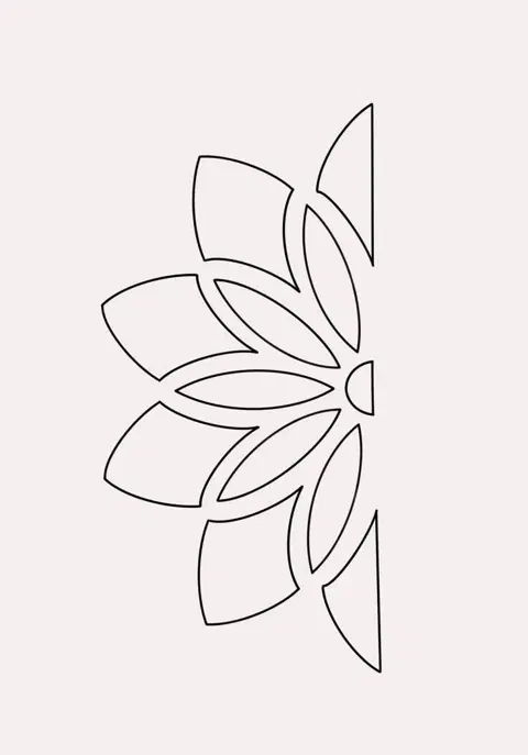 indian simple flower finger mehndi design