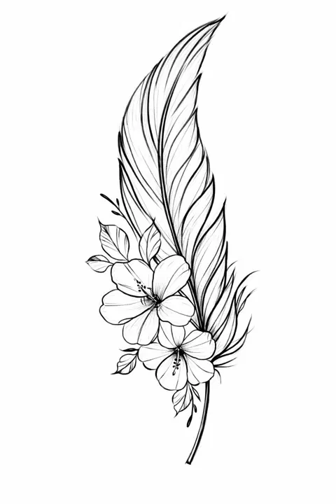 simple flower arm mehndi design