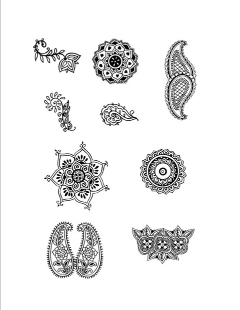 bridal indian flower full hand mehndi design