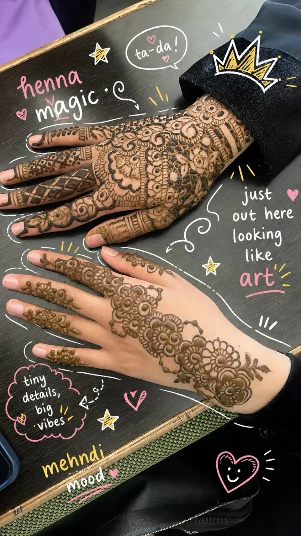 Aesthetic Indian Back Hand Mehndi Design (4)
