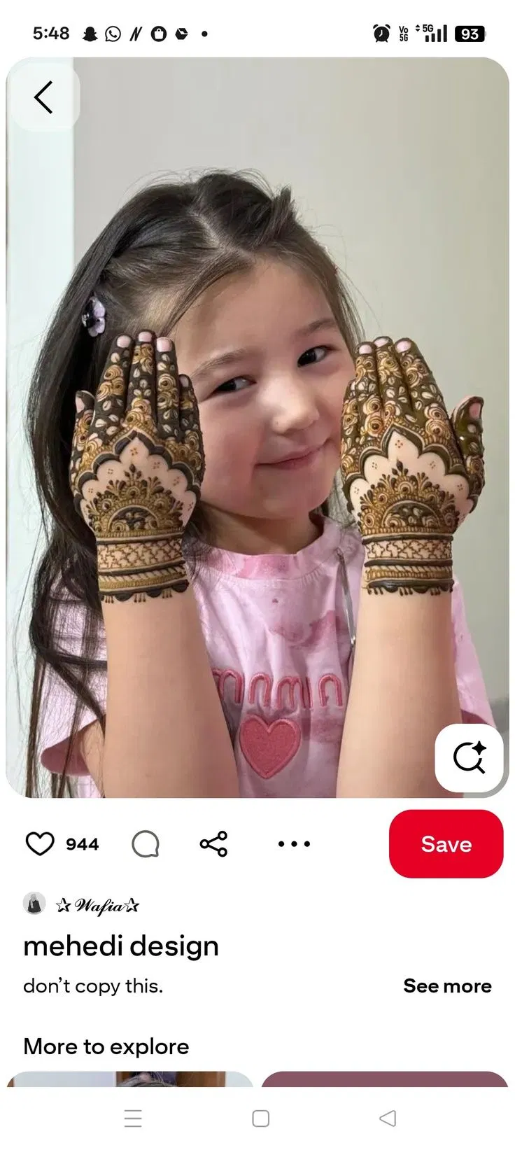 Bridal Stylish Front Hand Mehndi Design (2)