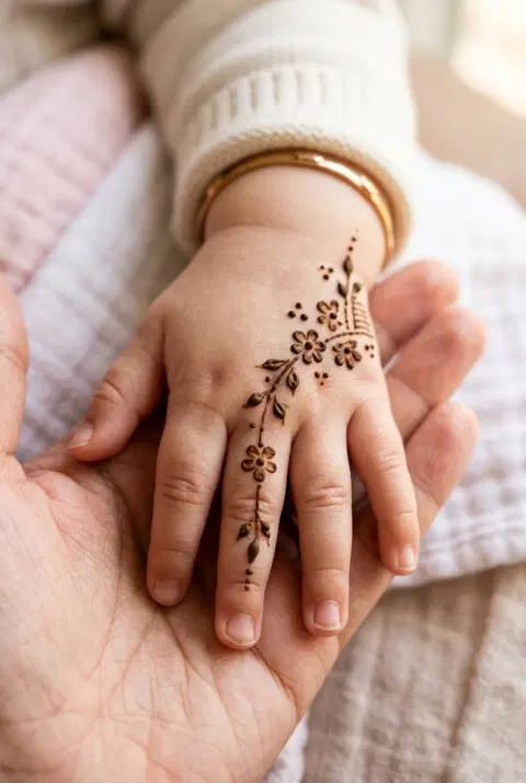 simple jaal back hand mehndi design