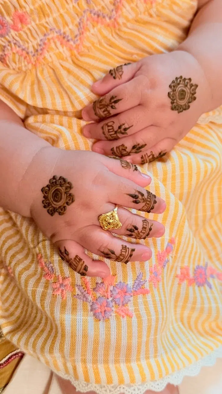 Simple Back Hand Mehndi Design with Jaal (8)
