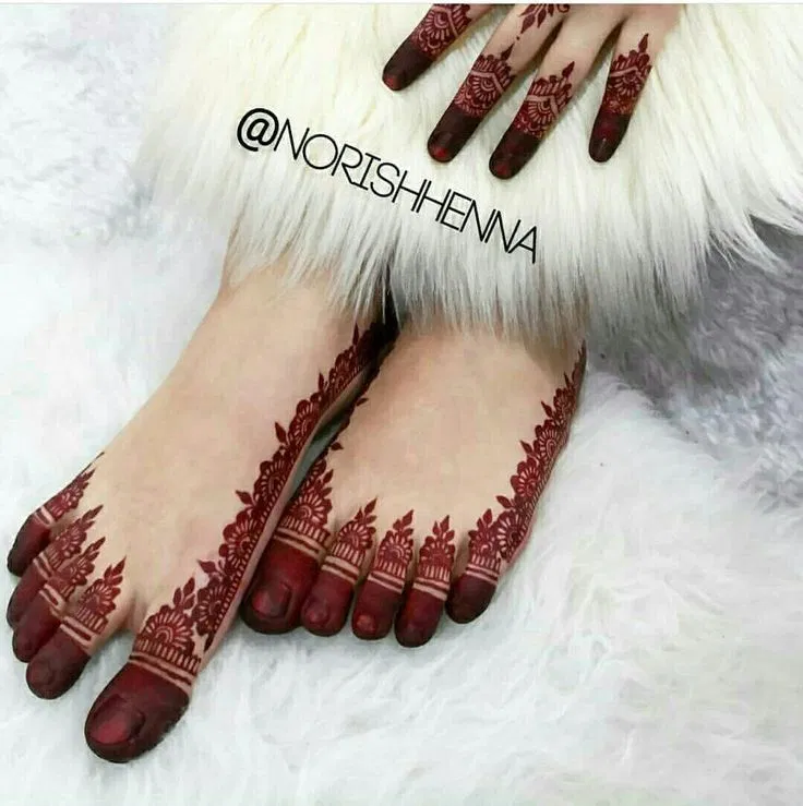 Pakistani Simple Back Hand Mehndi Design with Jaal for Eid (2)