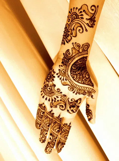 bridal mehndi design