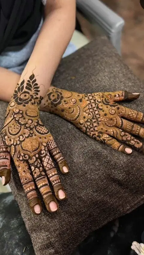 dubai stylish arm mehndi design