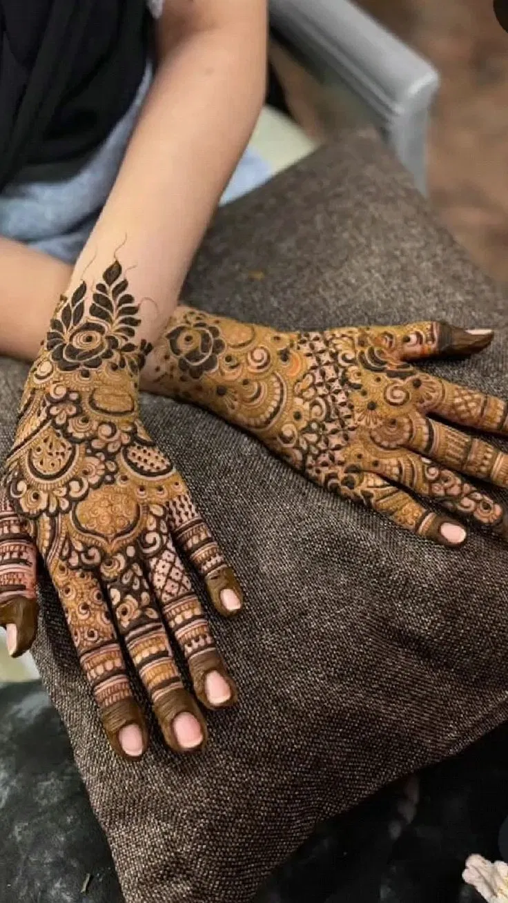 Dubai Stylish Arm Mehndi Design